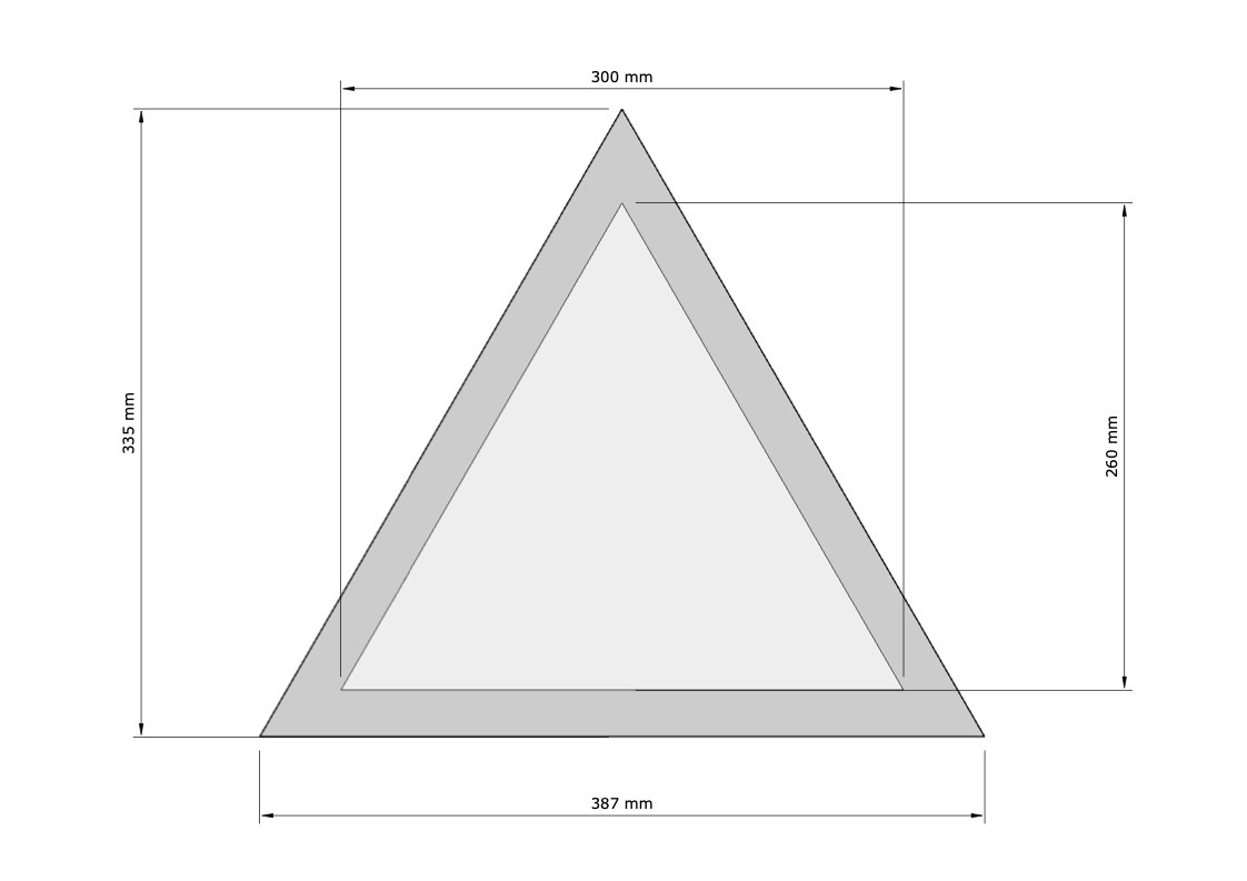 Acoustic Panel Pro.Felt E.3 Triangle
