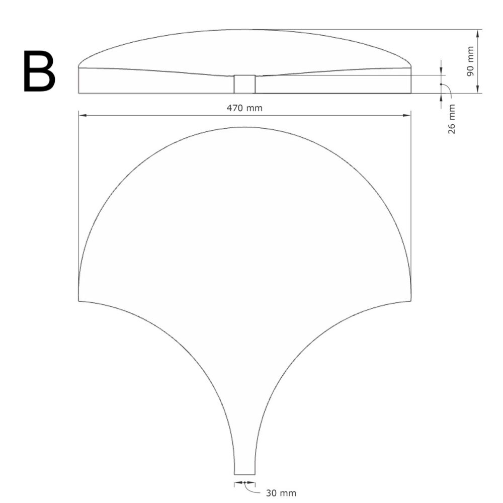 Akustischer Schaumstoff Lamellas