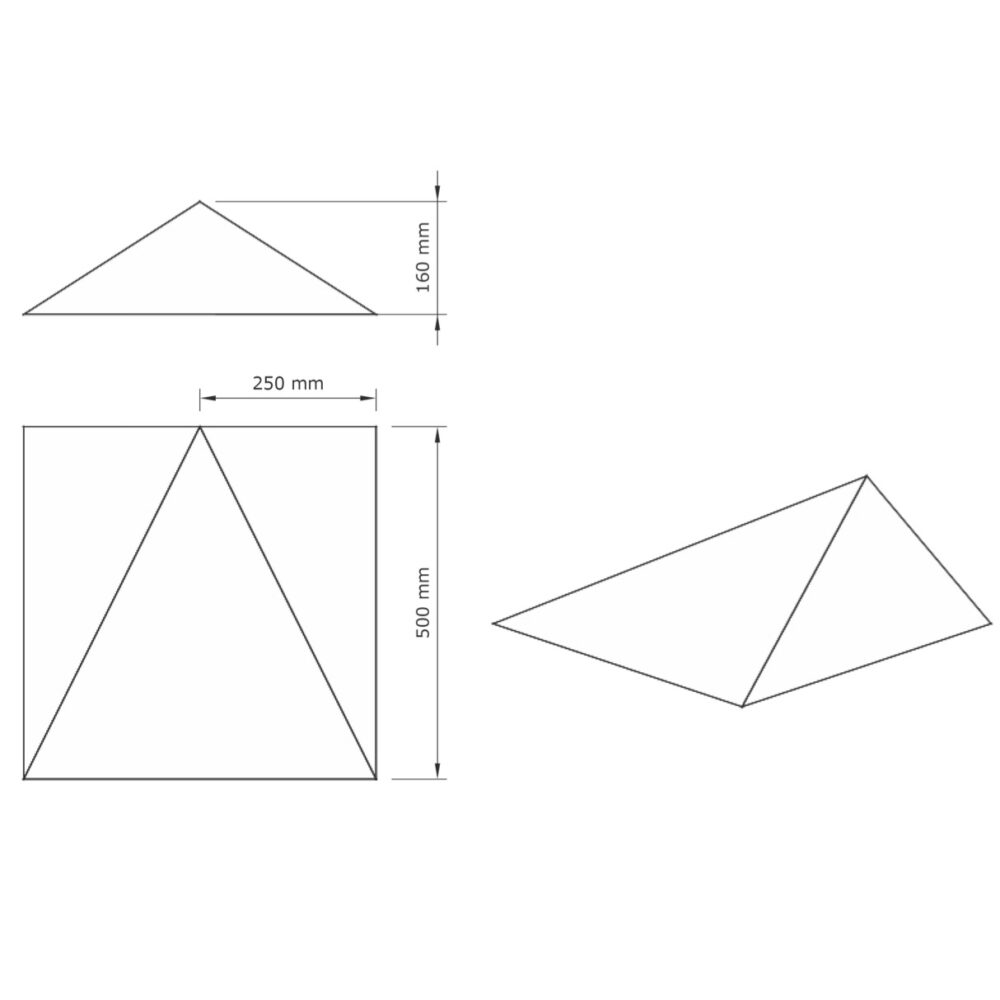Acoustic Foam Prism